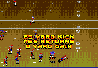 John Madden Football '92 (USA, Europe) In game screenshot